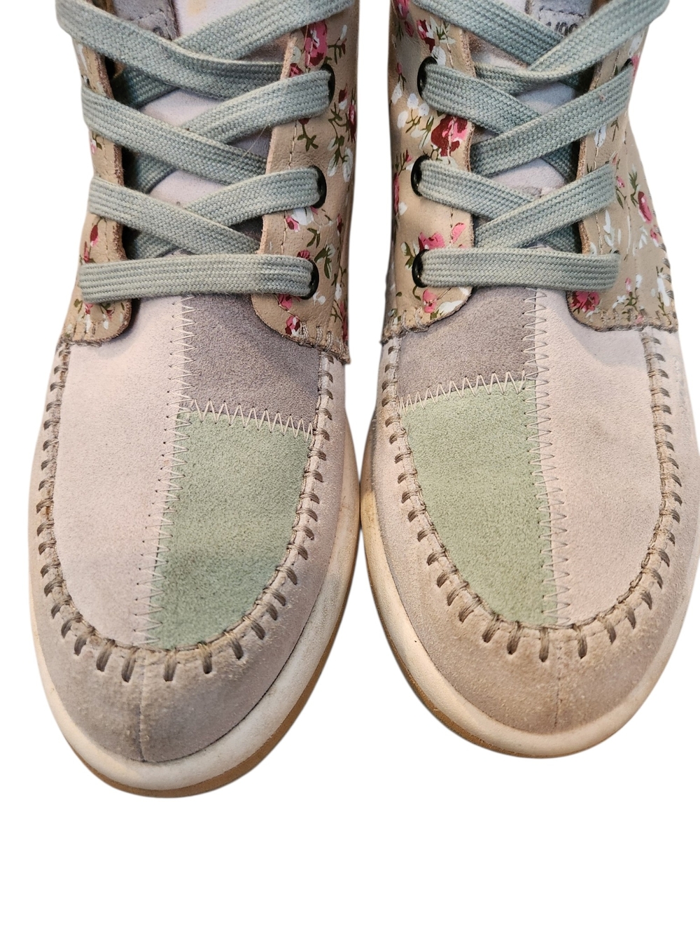 Deckers X Lab Ko-Z Chukka Boot/Sneaker Style Size 7 Patchwork Suede Weatherproof - Picture 5 of 12
